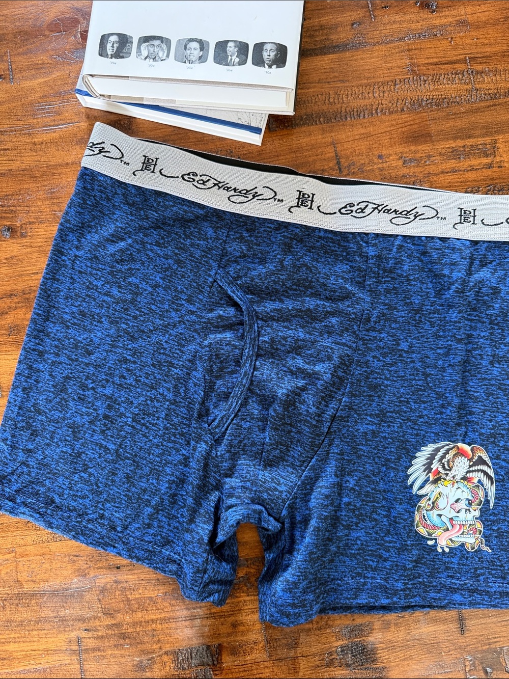 Ed Hardy LARGE Cotton Stretch Boxer Briefs 1 Single Pair NO BOX